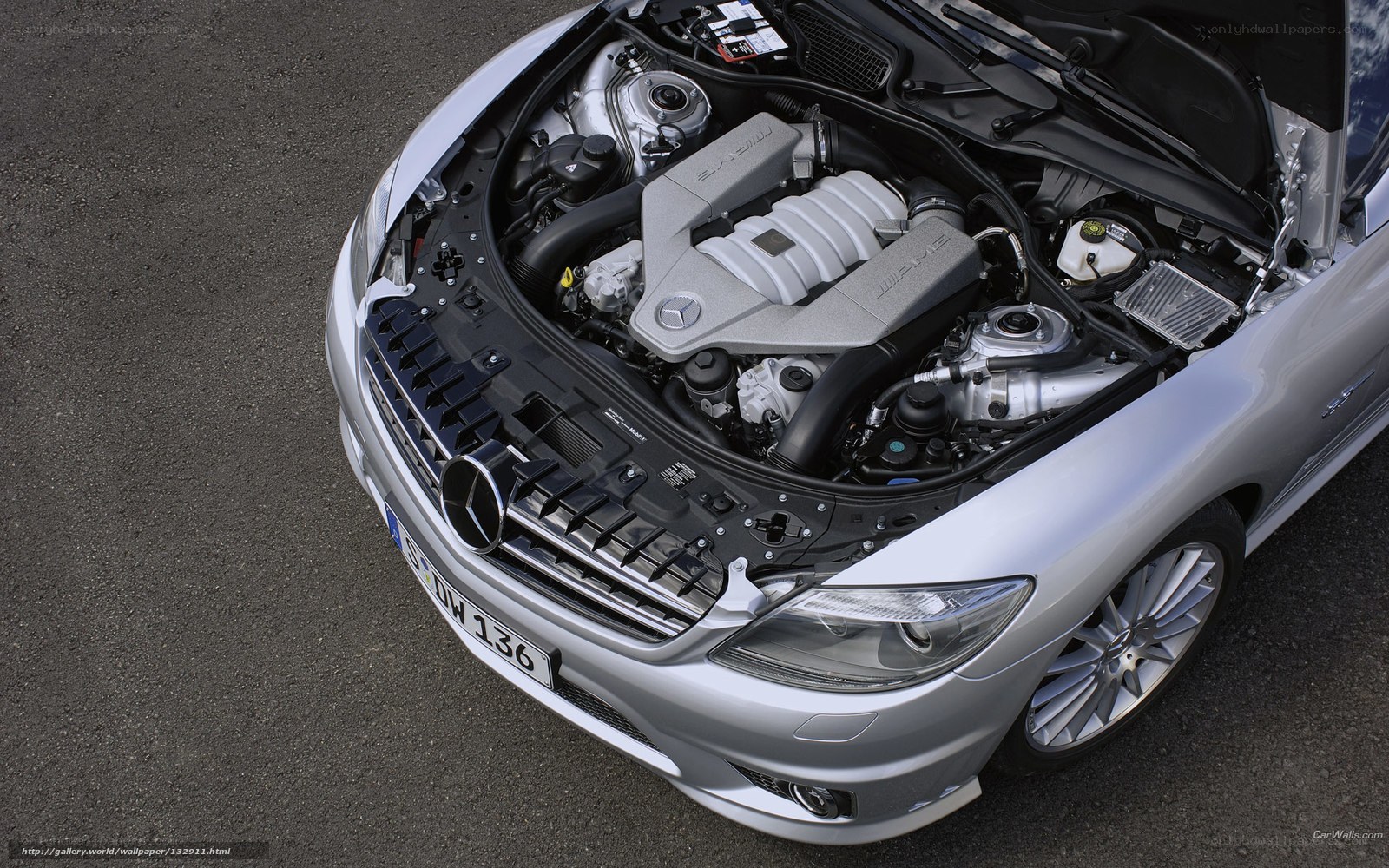 Mercedes-Benz engine view