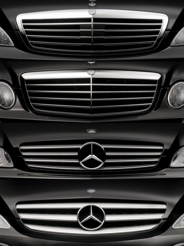 Mercedes-Benz front grilles