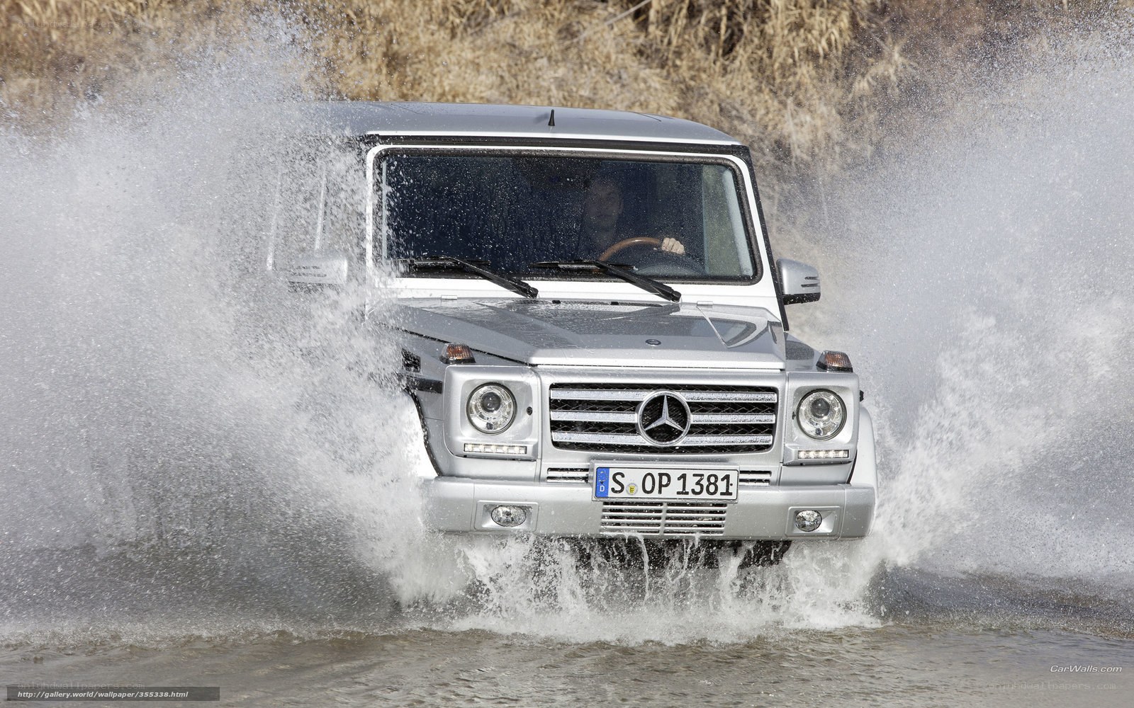 Mercedes-Benz G-Class driving through water