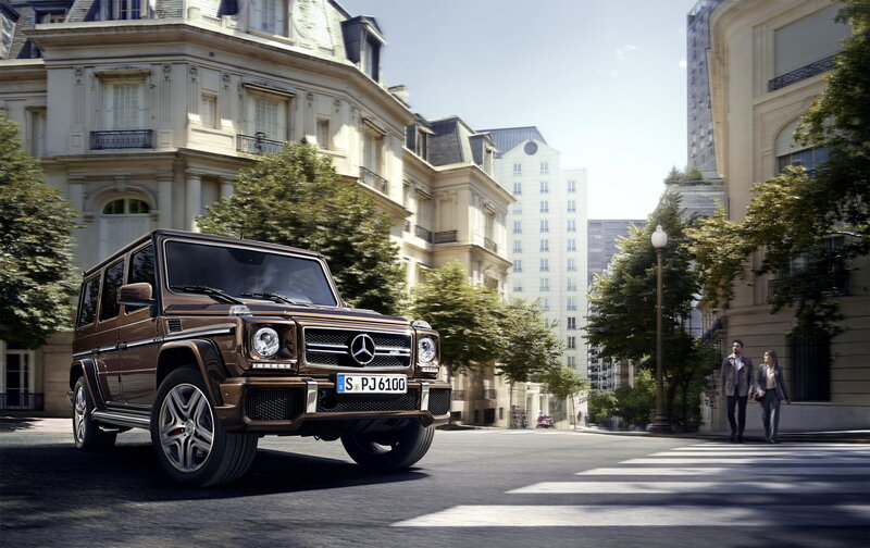 Mercedes-Benz G-Class in city