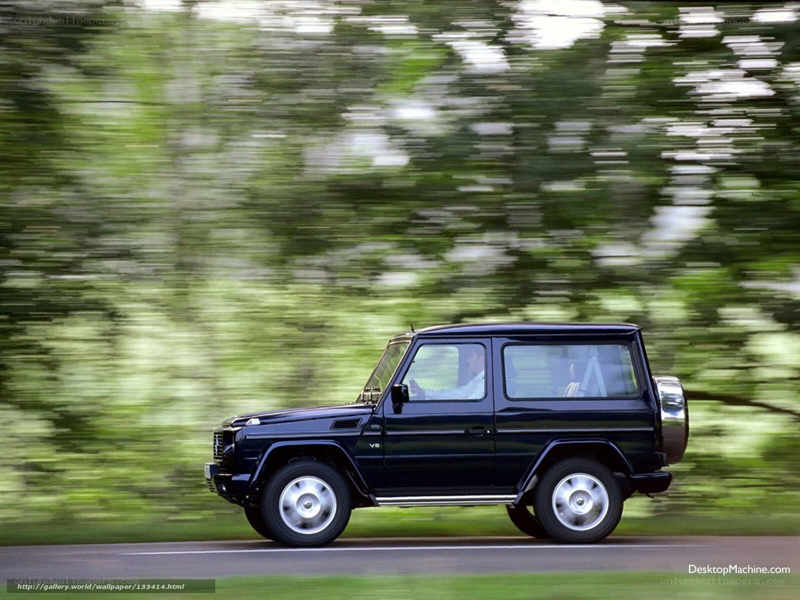 Mercedes-Benz G-Class in motion