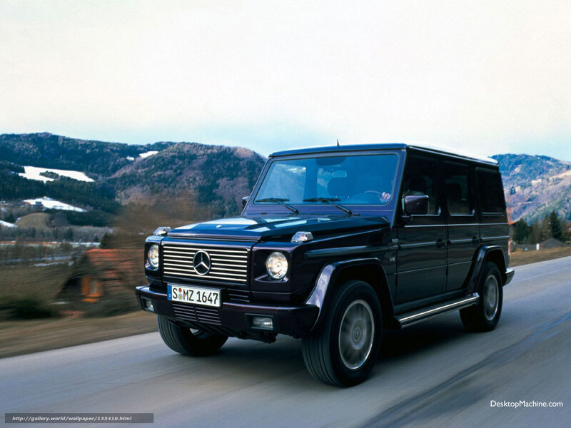 Mercedes-Benz G-Class on a mountain road
