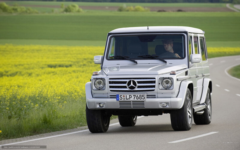 Mercedes-Benz G-Class on country road