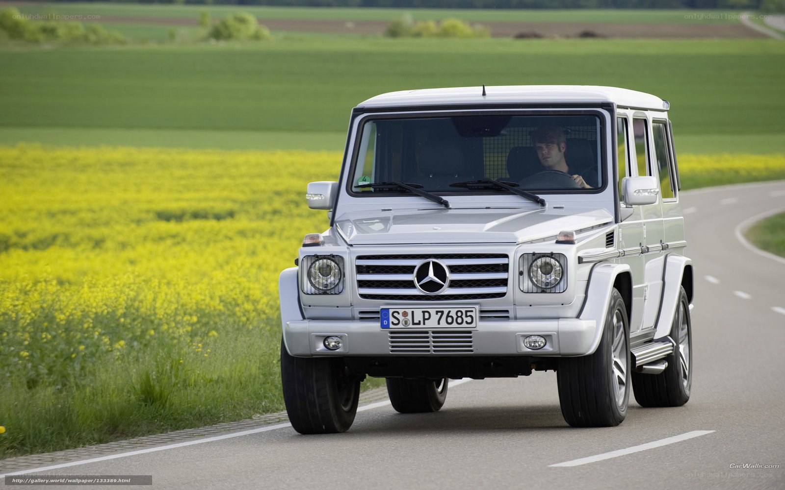 Mercedes-Benz G-Class on country road