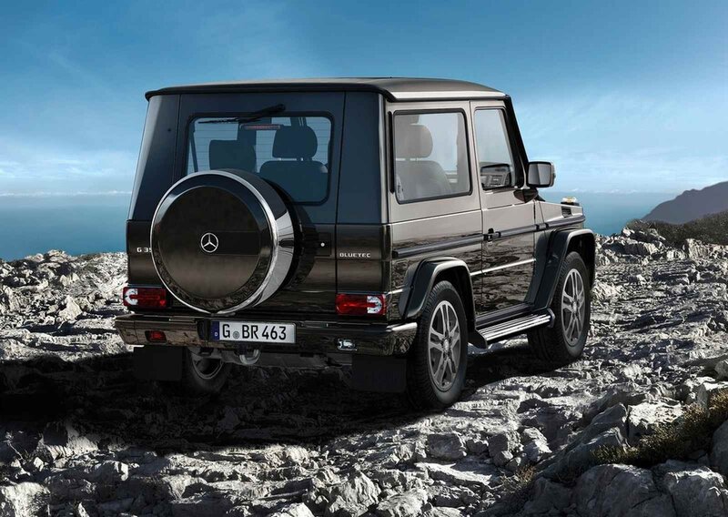 Mercedes-Benz G-Class on rocky terrain