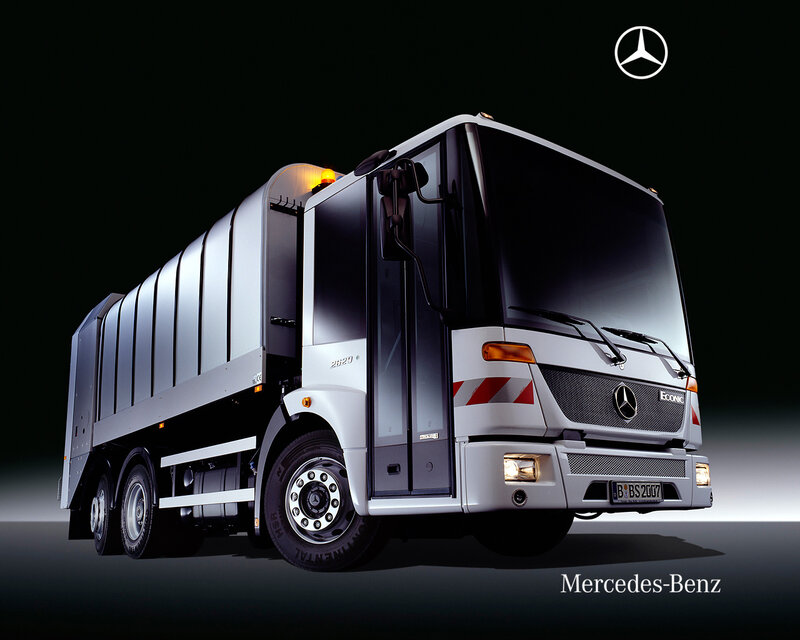 Mercedes-Benz garbage truck