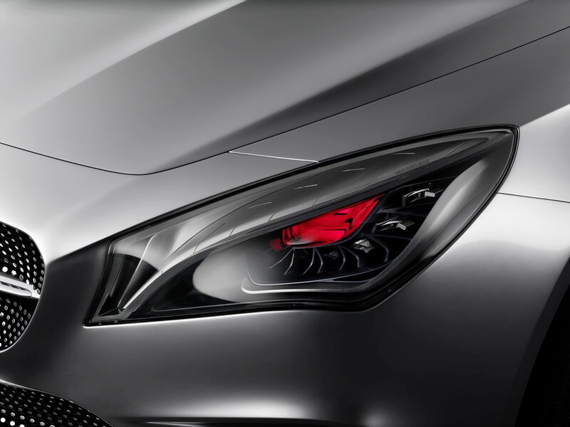Mercedes-Benz headlight detail