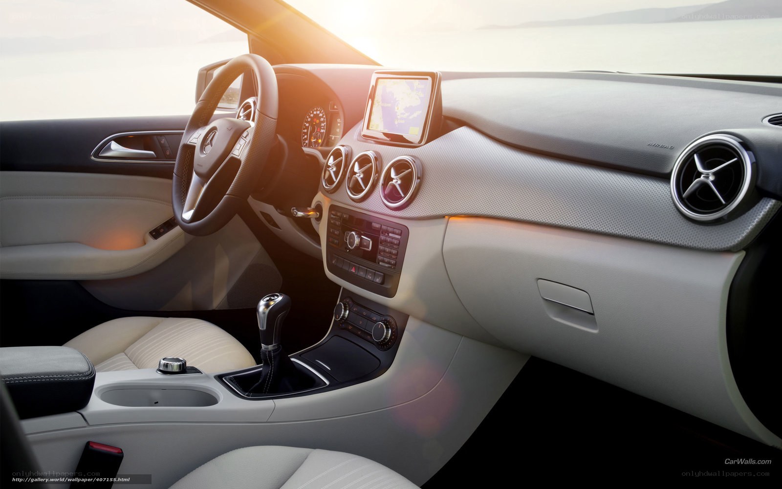 Mercedes-Benz interior dashboard