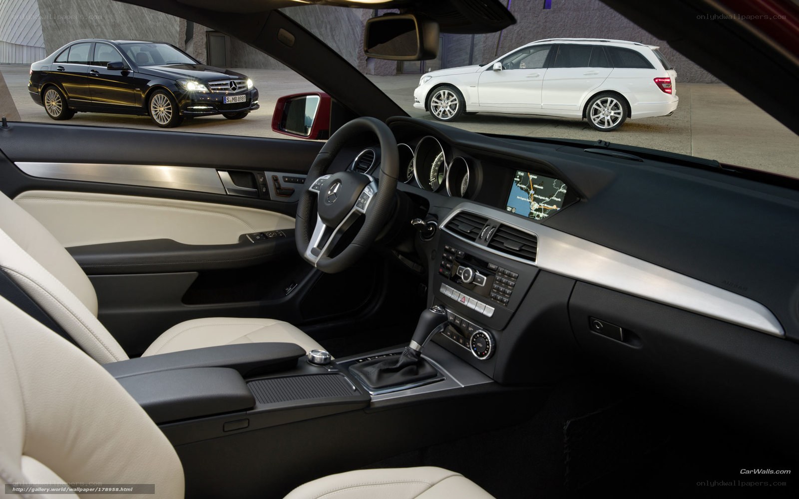 Mercedes-Benz interior view