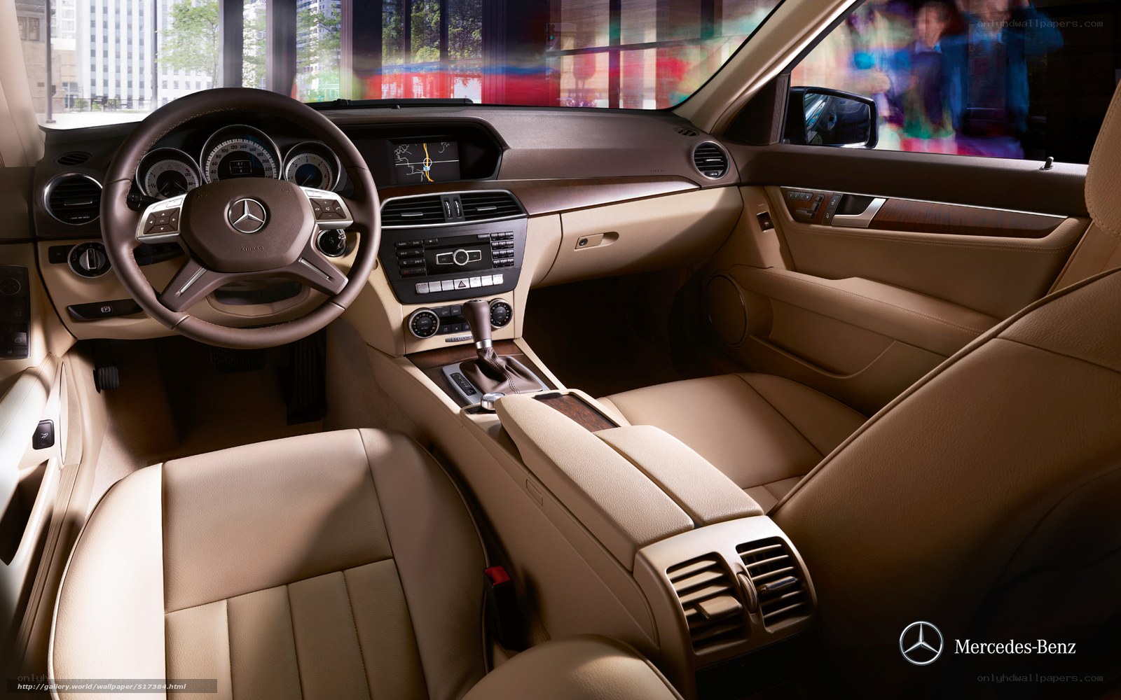 Mercedes-Benz interior view