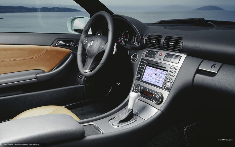 Mercedes-Benz interior with navigation