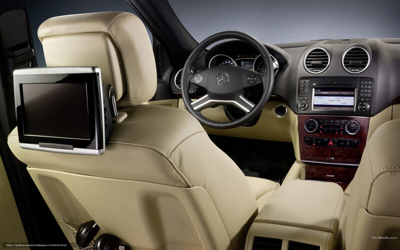 Mercedes-Benz interior with rear entertainment