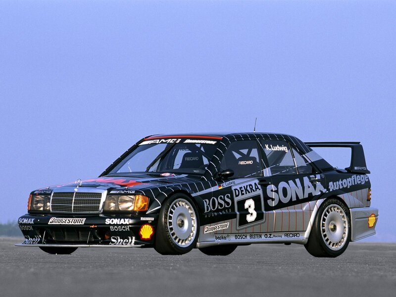 Mercedes-Benz Race Car — Black, Dynamic