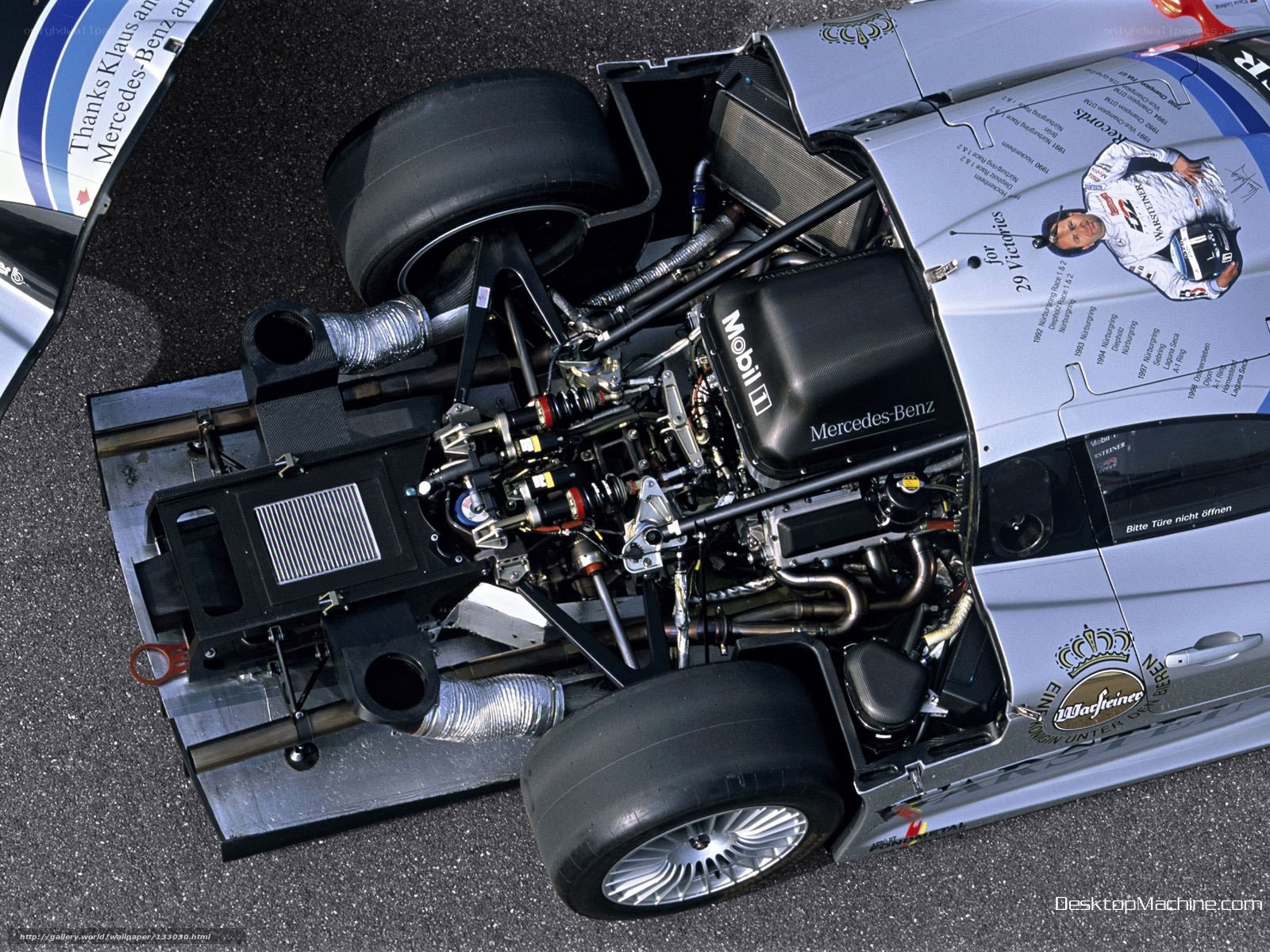 Mercedes-Benz race car engine