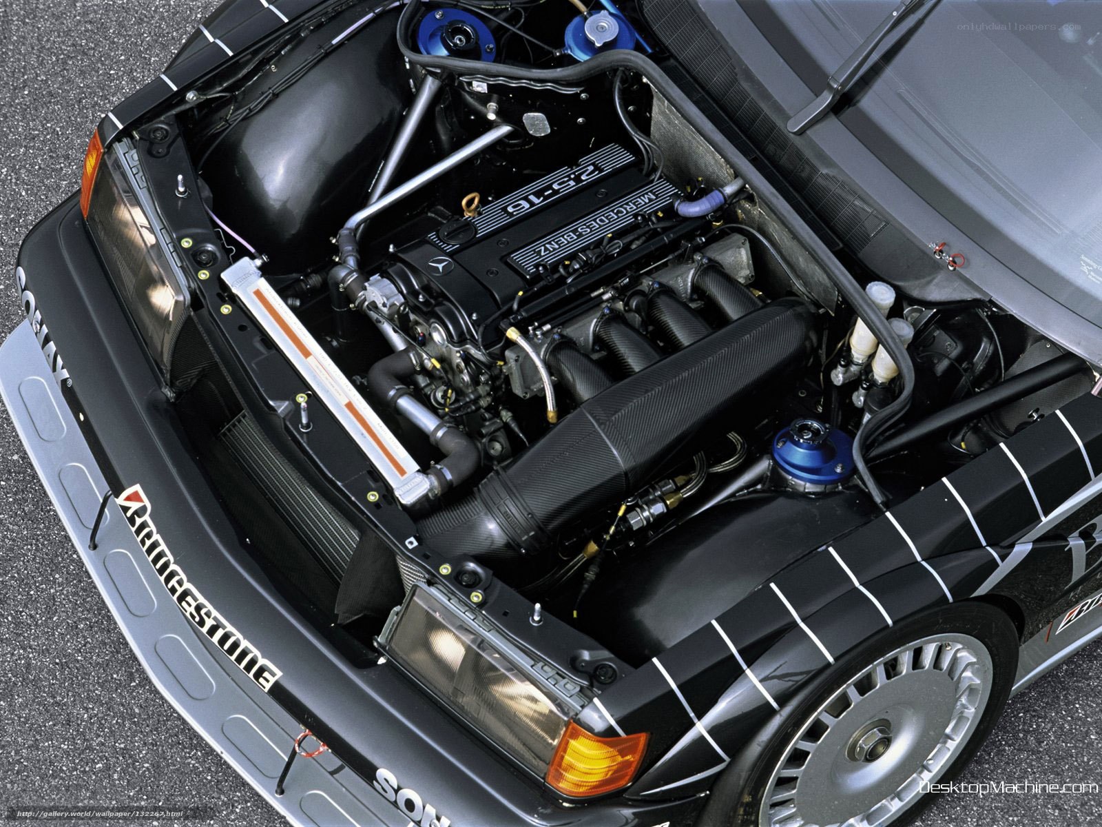 Mercedes-Benz race car engine