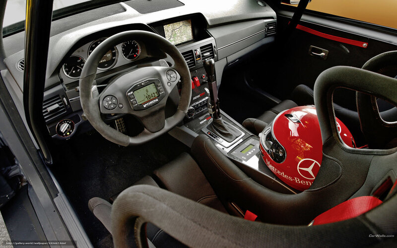 Mercedes-Benz race car interior