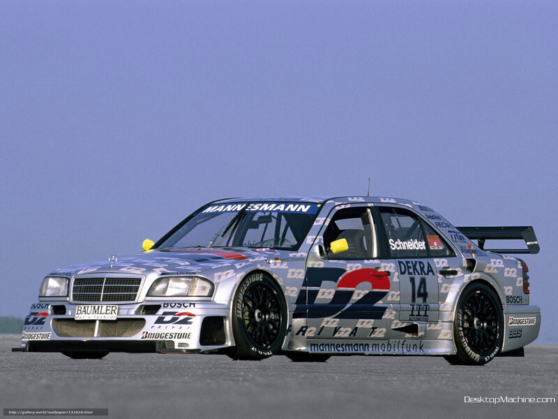 Mercedes-Benz race car on track