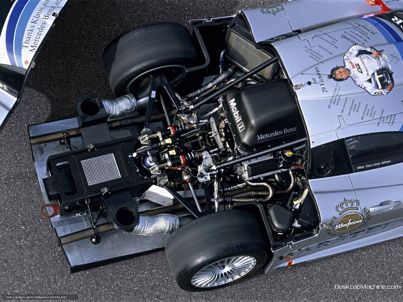 Mercedes-Benz Race Car — Silver