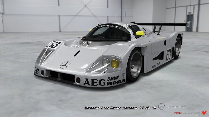Mercedes-Benz Race Car — White