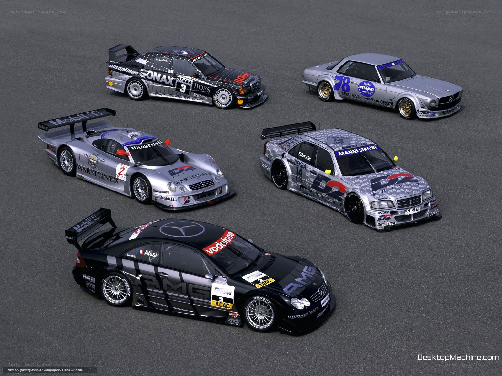 Mercedes-Benz race cars collection