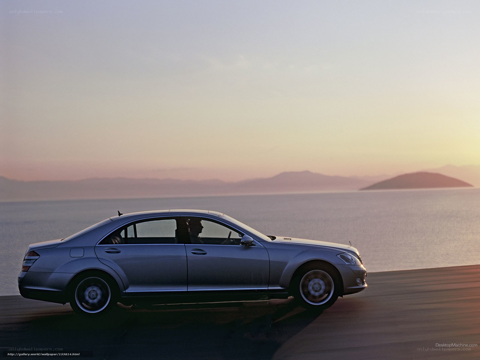 Mercedes-Benz S-Class by the sea