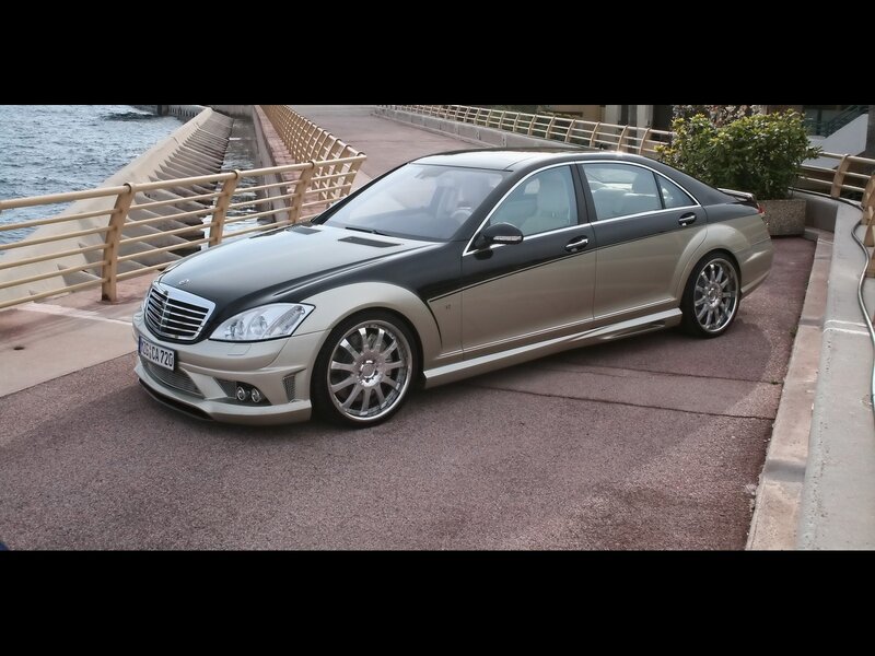 Mercedes-Benz S-Class by the water