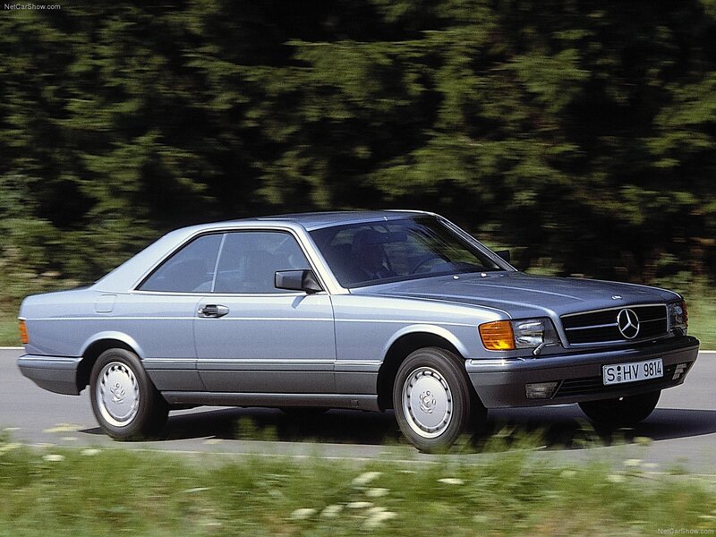 Mercedes-Benz S-Class Coupe in motion
