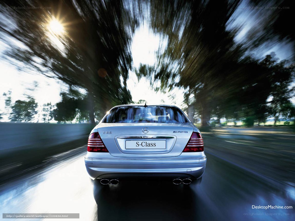 Mercedes-Benz S-Class in motion