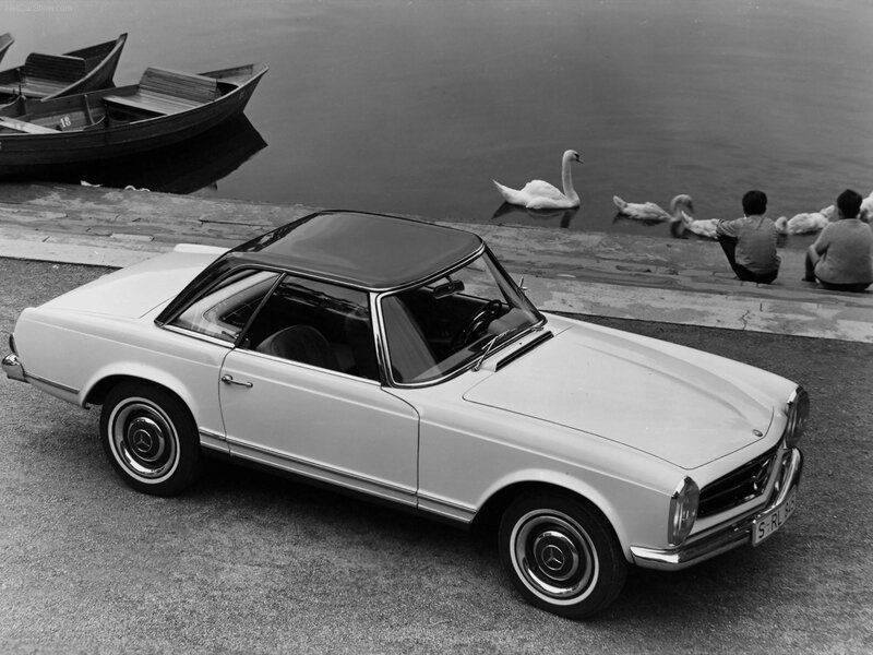 Mercedes-Benz SL-Class by a lake