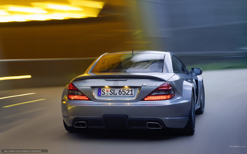 Mercedes-Benz SL65 AMG in motion