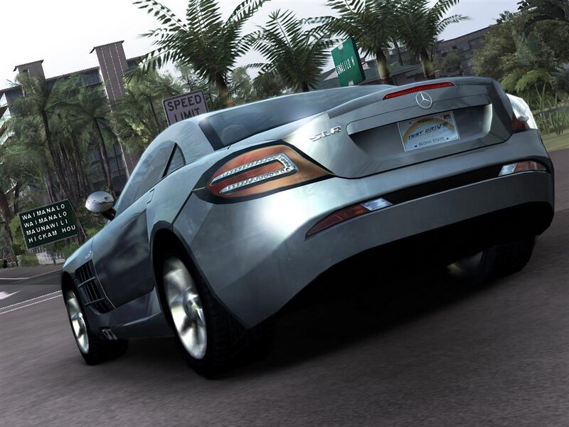 Mercedes-Benz SLR in tropical setting