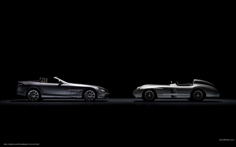 Mercedes-Benz SLR McLaren and 300 SL
