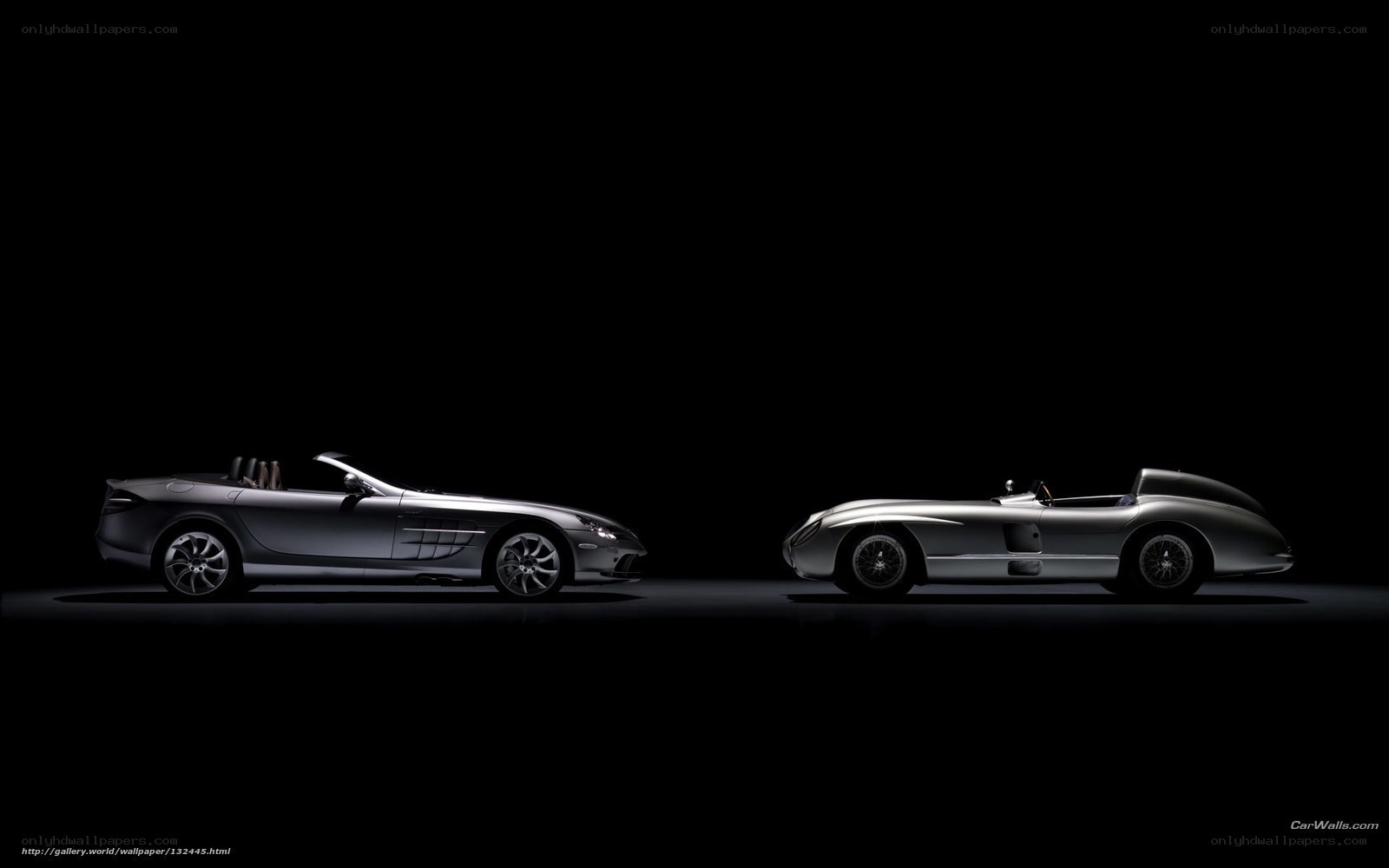 Mercedes-Benz SLR McLaren and 300 SL