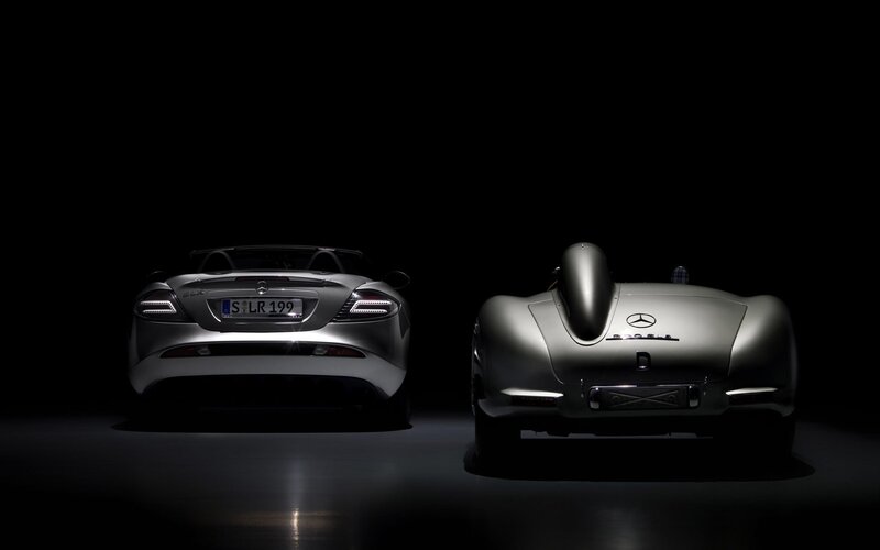 Mercedes-Benz SLR McLaren and 300SL