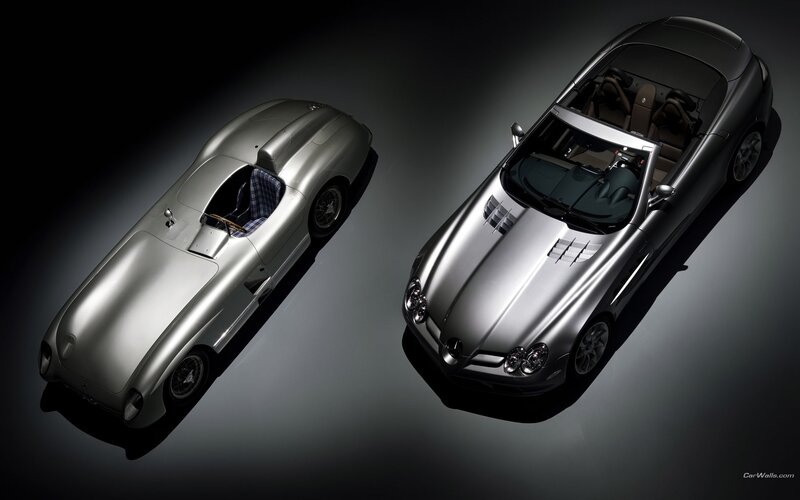 Mercedes-Benz SLR McLaren and 300SL