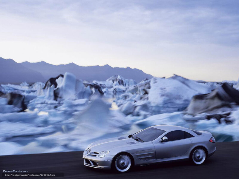Mercedes-Benz SLR McLaren on ice