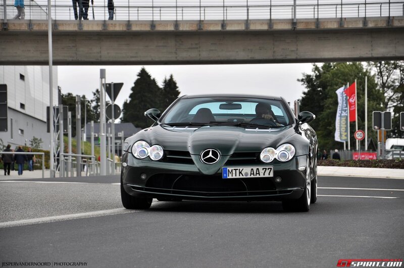 Mercedes-Benz SLR McLaren on the road