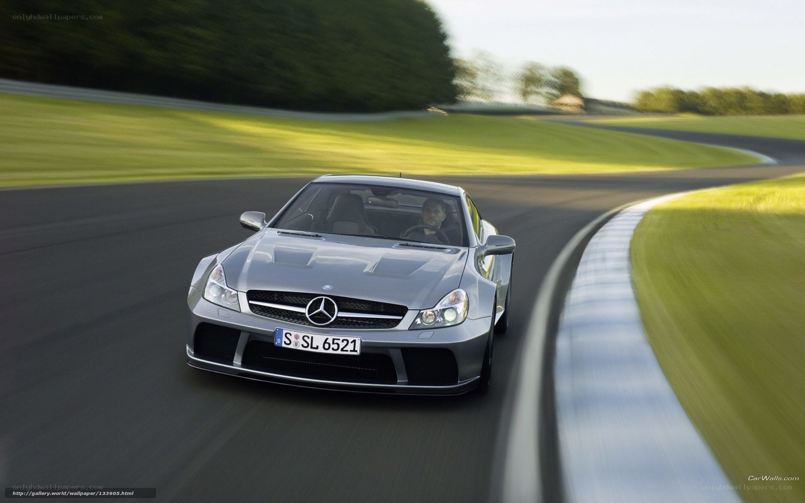 Mercedes-Benz SLR McLaren on track