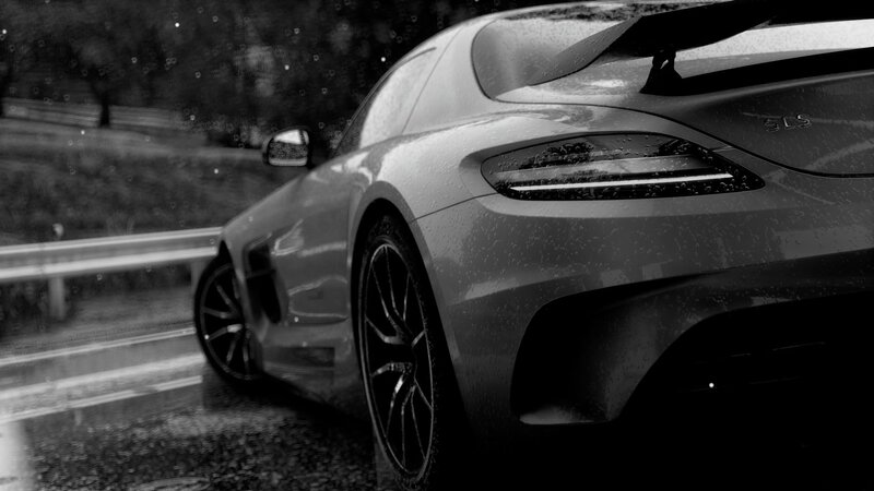 Mercedes-Benz SLS AMG — Black, Dramatic
