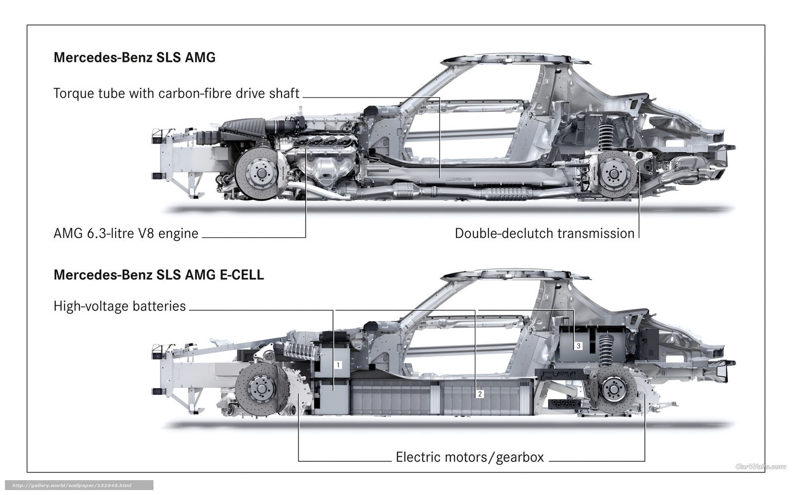 Mercedes-Benz SLS AMG chassis