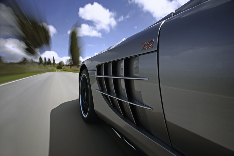 Mercedes-Benz SLS AMG driving