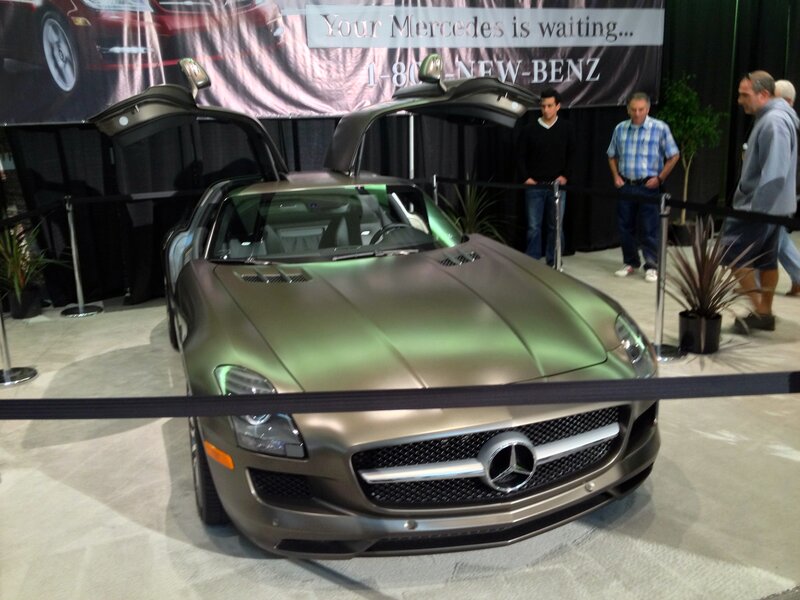 Mercedes-Benz SLS AMG on display