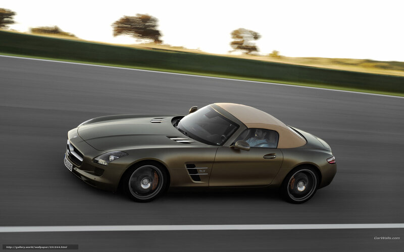 Mercedes-Benz SLS AMG on track