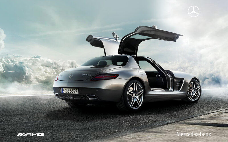 Mercedes-Benz SLS AMG sports car