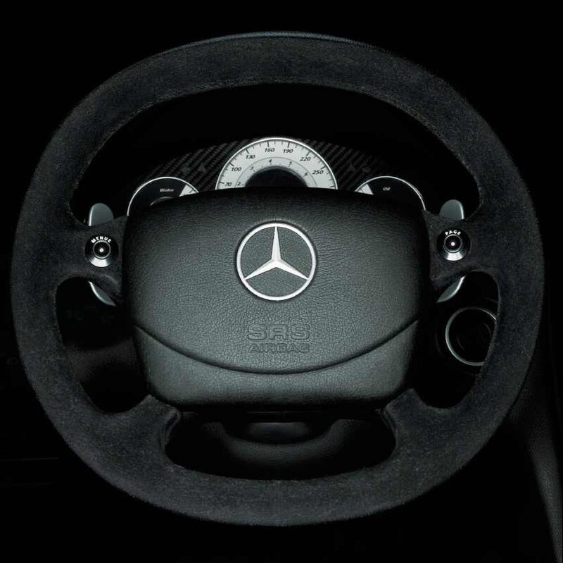 Mercedes-Benz Steering Wheel — Black, Dramatic