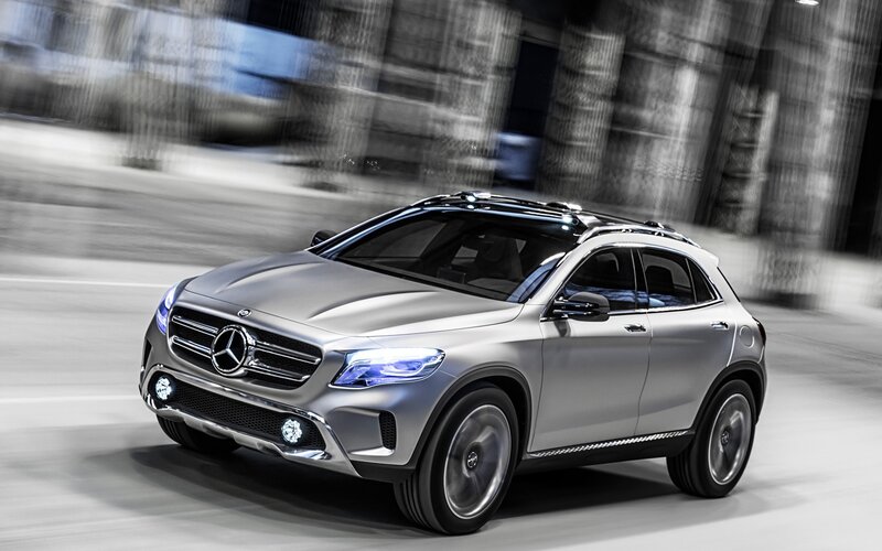 Mercedes-Benz SUV in motion