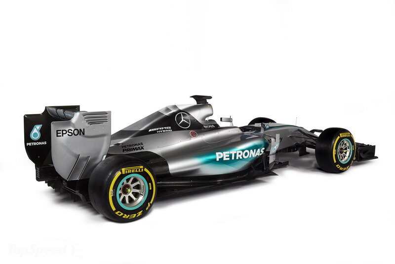 Mercedes Formula 1 Car — Silver