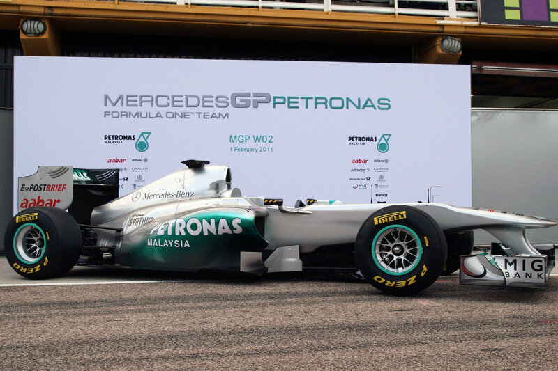 Mercedes Formula One Car — Silver