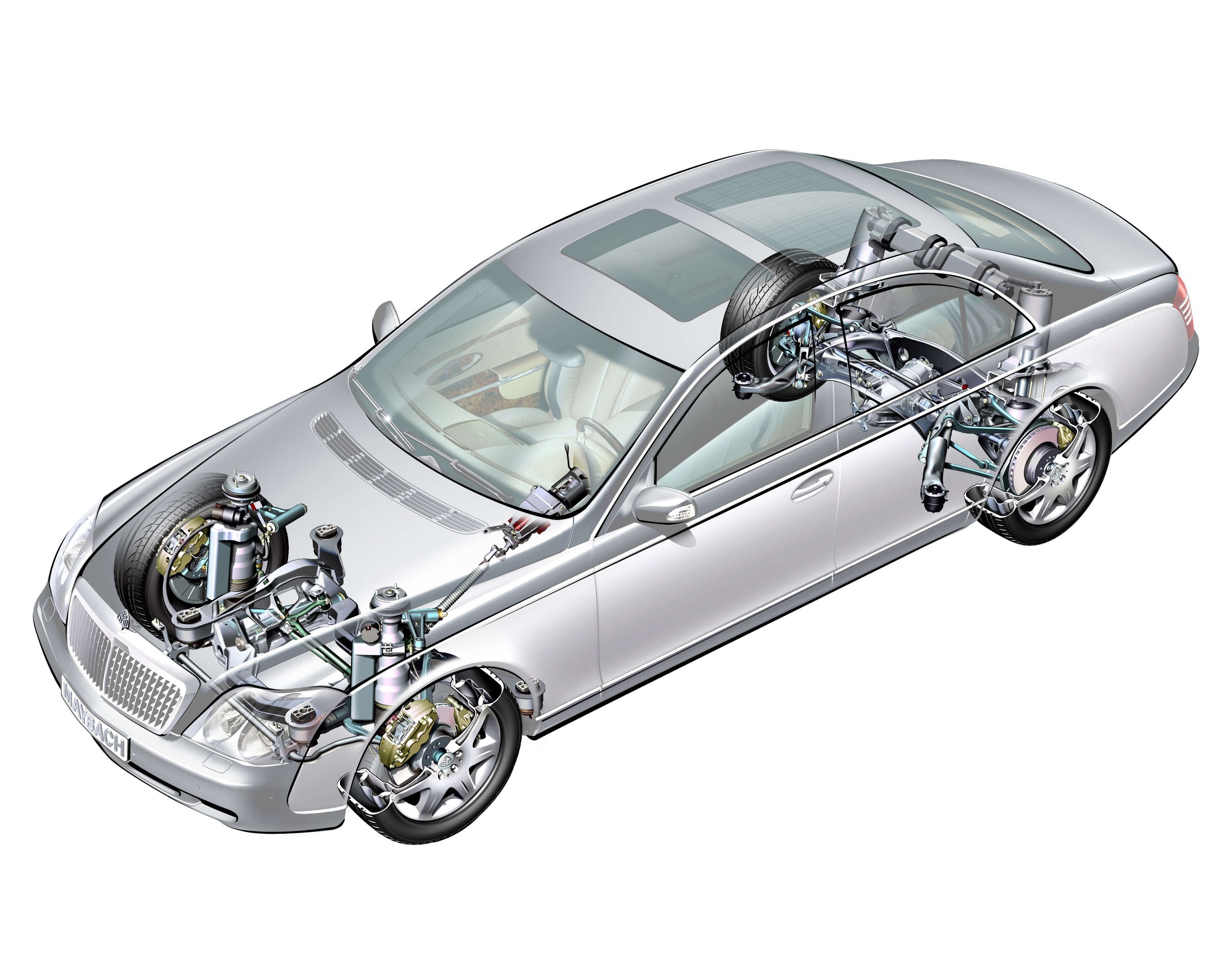 Mercedes-Maybach chassis diagram