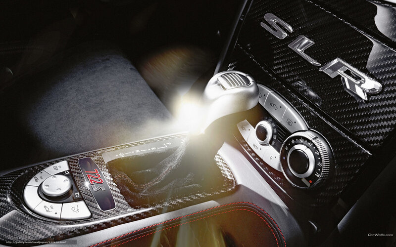 Mercedes SLR interior details